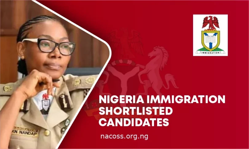 Nigeria Immigration Shortlisted Candidates
